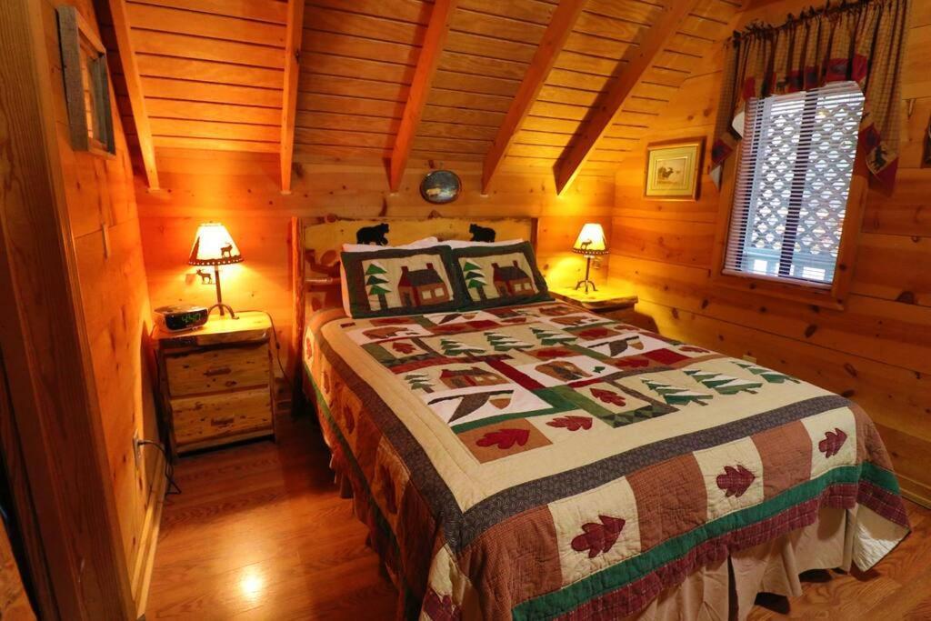 Cute Updated Mountain Cabin Fireplace #3 هيلين المظهر الخارجي الصورة