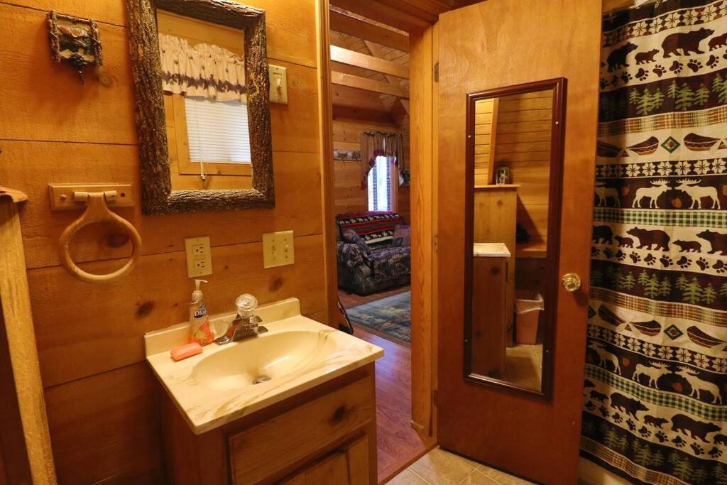 Cute Updated Mountain Cabin Fireplace #3 هيلين المظهر الخارجي الصورة
